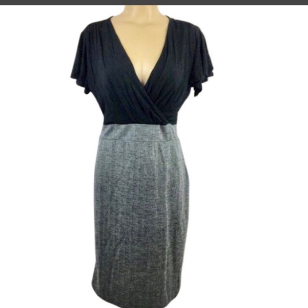 Merona Surplice Tweed Dress Size Small